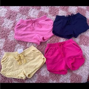 Mayoral Kids Shorts Set - Pink, Yellow, Navy